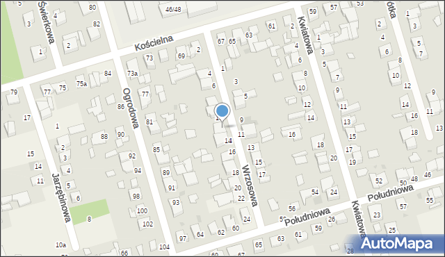 Przeźmierowo, Wrzosowa, 12, mapa Przeźmierowo