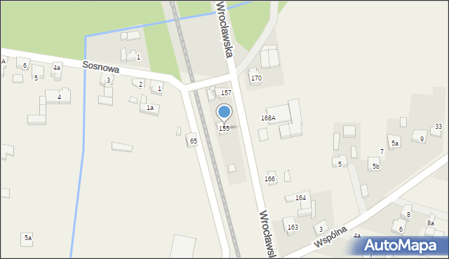 Przygodzice, Wrocławska, 155, mapa Przygodzice