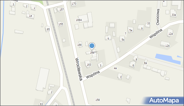 Przygodzice, Wrocławska, 164, mapa Przygodzice