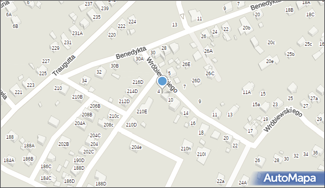 Pszów, Wróblewskiego Walerego, gen., 6, mapa Pszów