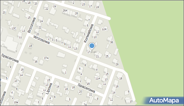 Pułtusk, Wrzosowa, 19, mapa Pułtusk