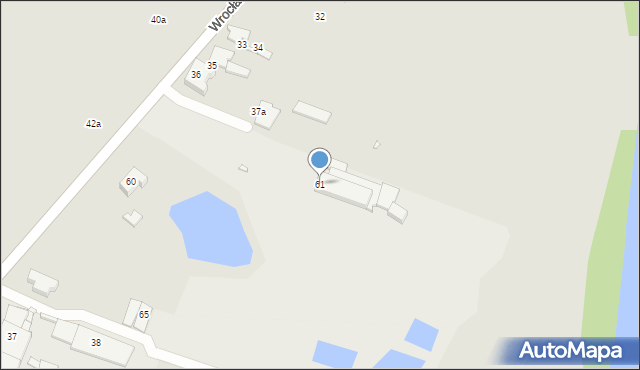 Pyzdry, Wrocławska, 61, mapa Pyzdry