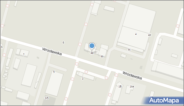 Radom, Wrocławska, 4a, mapa Radomia