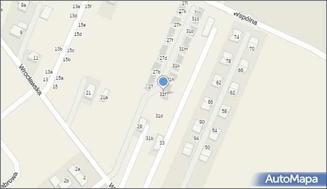 Radomierzyce, Wrocławska, 31f, mapa Radomierzyce