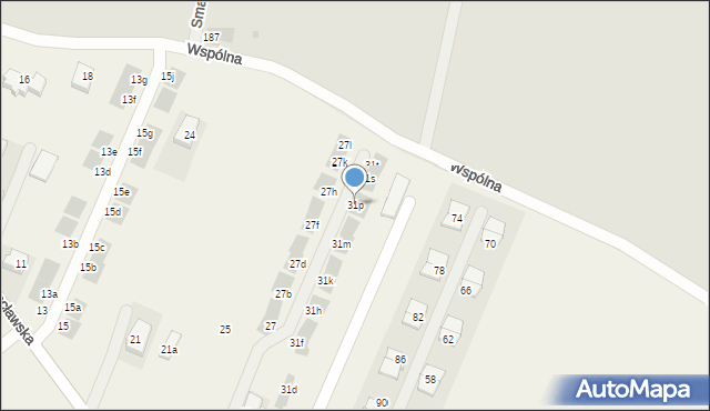 Radomierzyce, Wrocławska, 31p, mapa Radomierzyce