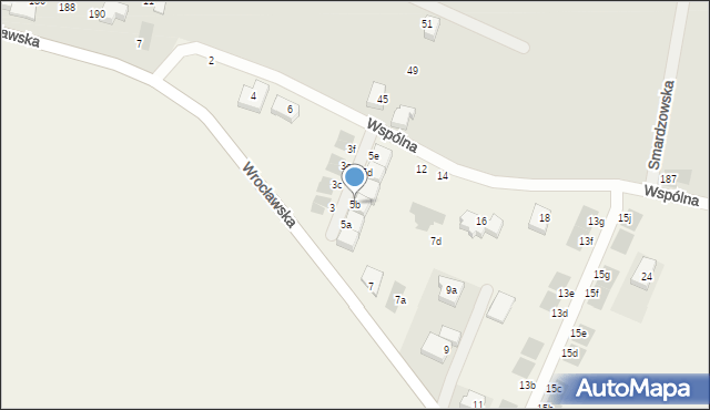 Radomierzyce, Wrocławska, 5b, mapa Radomierzyce