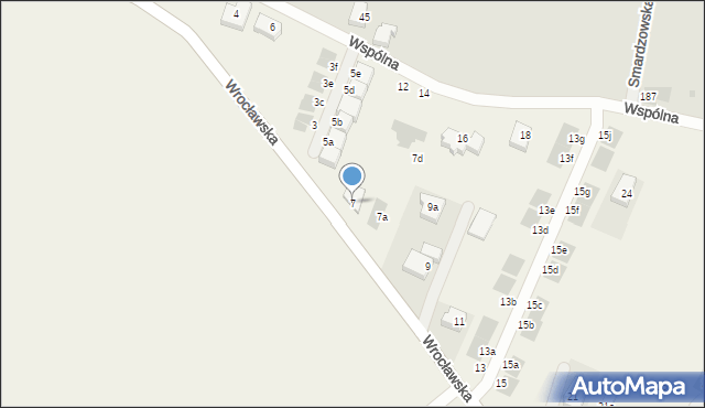Radomierzyce, Wrocławska, 7, mapa Radomierzyce
