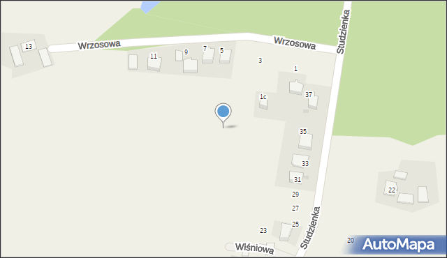 Radostowice, Wrzosowa, 1f, mapa Radostowice