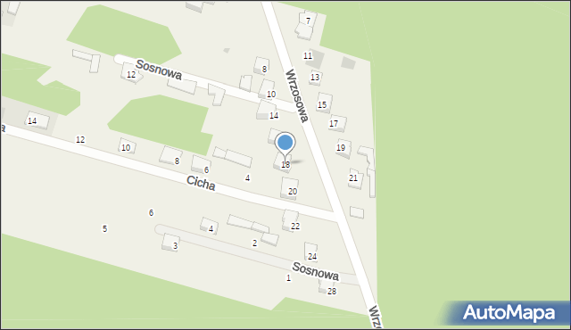 Rakowiec, Wrzosowa, 18, mapa Rakowiec