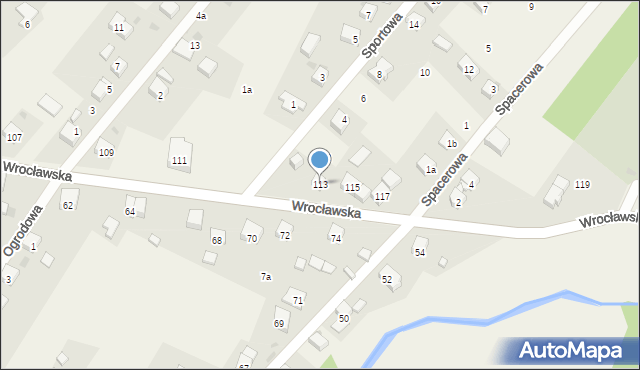 Ratowice, Wrocławska, 113, mapa Ratowice