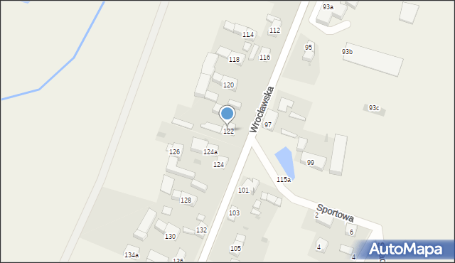 Rogów Sobócki, Wrocławska, 122, mapa Rogów Sobócki