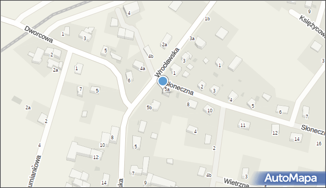 Rogów Sobócki, Wrocławska, 5c, mapa Rogów Sobócki