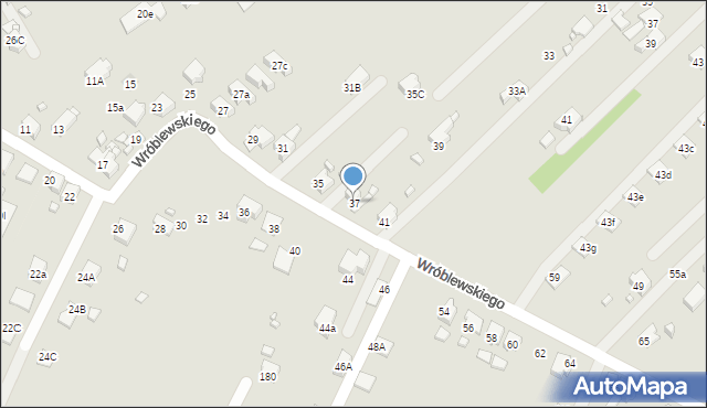 Rydułtowy, Wróblewskiego Walerego, gen., 37, mapa Rydułtowy