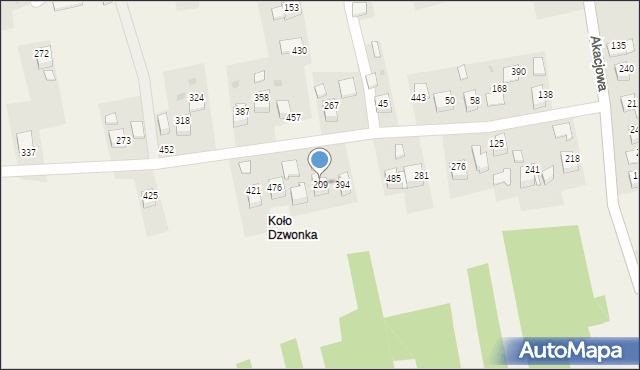 Rzozów, Wrzosowa, 27, mapa Rzozów