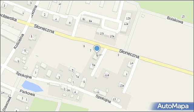 Sadków, Wrocławska, 5, mapa Sadków
