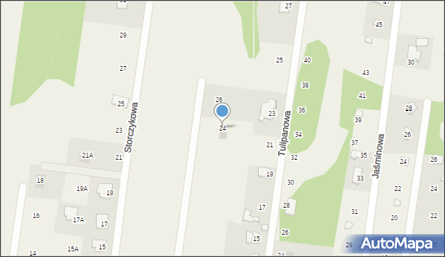 Siczki, Wrzosowa, 24, mapa Siczki