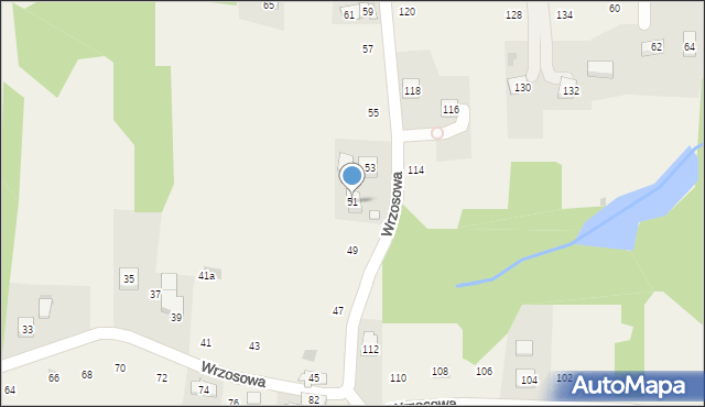 Siepraw, Wrzosowa, 51, mapa Siepraw