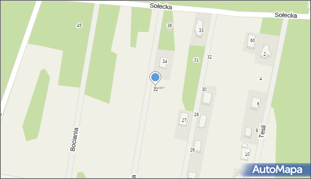 Skierdy, Wronia, 32, mapa Skierdy