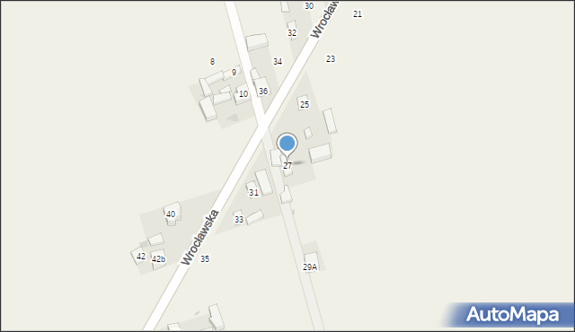 Skomlin, Wrocławska, 27, mapa Skomlin
