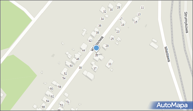 Sławków, Wrzosowa, 35, mapa Sławków