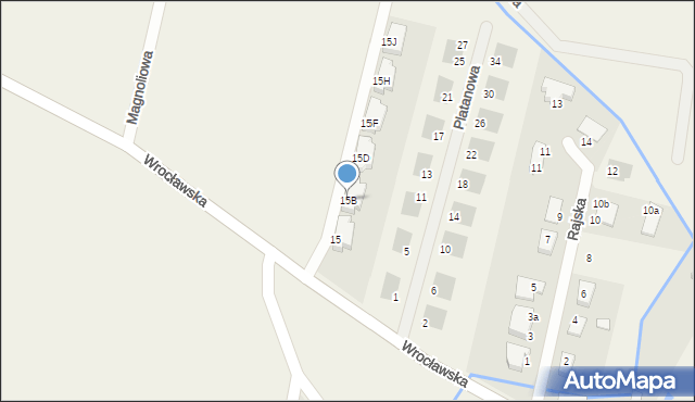 Śliwice, Wrocławska, 15B, mapa Śliwice