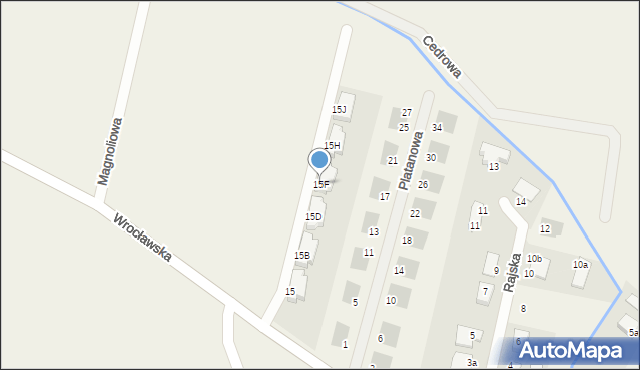 Śliwice, Wrocławska, 15F, mapa Śliwice