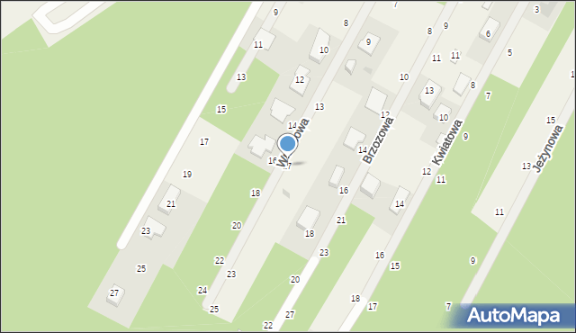 Smardzewice, Wrzosowa, 17, mapa Smardzewice