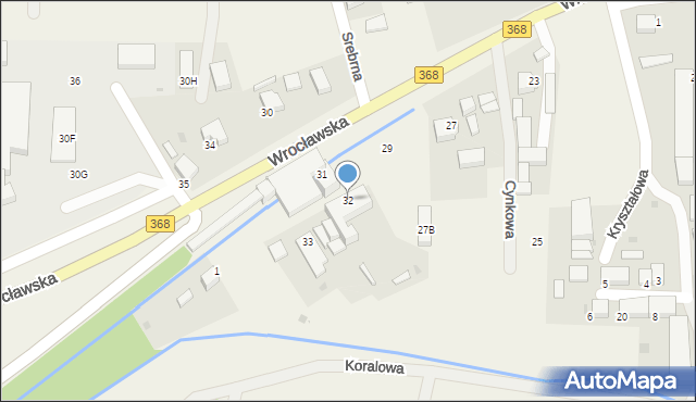 Smardzów, Wrocławska, 32, mapa Smardzów