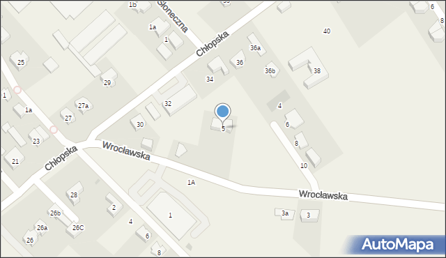 Smolec, Wrocławska, 5, mapa Smolec