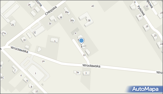 Smolec, Wrocławska, 8, mapa Smolec