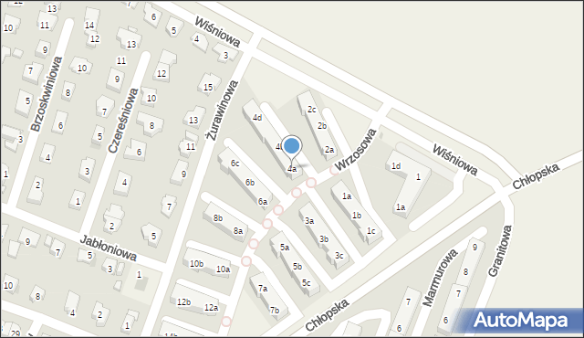 Smolec, Wrzosowa, 4a, mapa Smolec