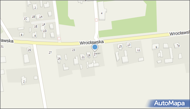 Sokolniki, Wrocławska, 17, mapa Sokolniki