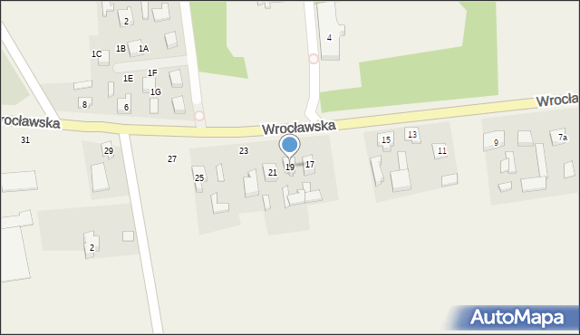 Sokolniki, Wrocławska, 19, mapa Sokolniki
