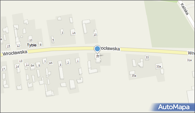 Sokolniki, Wrocławska, 35, mapa Sokolniki