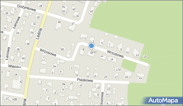 Solec Kujawski, Wrzosowa, 10, mapa Solec Kujawski