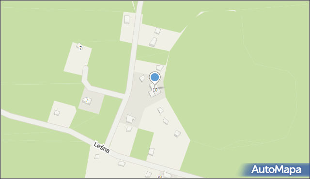 Stara Kiszewa, Wrzosowa, 10, mapa Stara Kiszewa