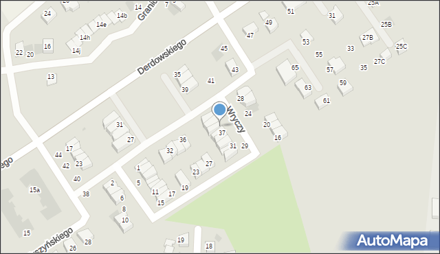 Starogard Gdański, Wryczy Józefa, ks. ppłk., 39, mapa Starogard Gdański