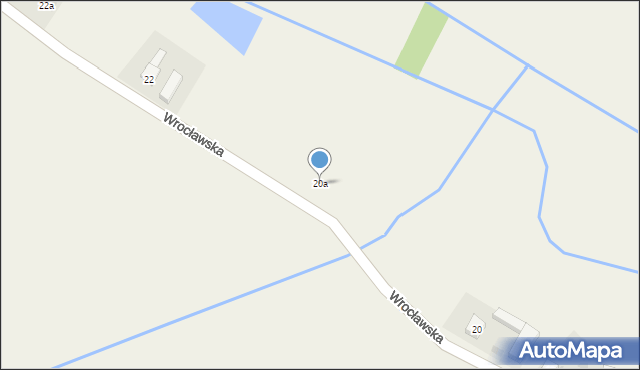 Stradomia Dolna, Wrocławska, 20a, mapa Stradomia Dolna