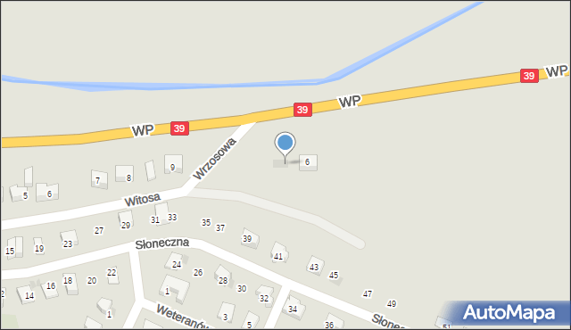 Strzelin, Wrzosowa, 4, mapa Strzelin