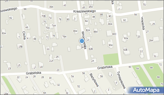 Sulejówek, Wrocławska, 1A, mapa Sulejówek
