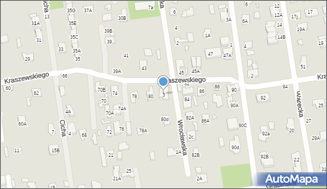 Sulejówek, Wrocławska, 3, mapa Sulejówek