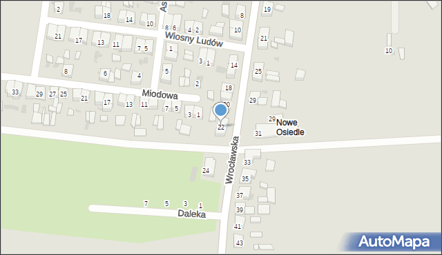 Sulmierzyce, Wrocławska, 22, mapa Sulmierzyce