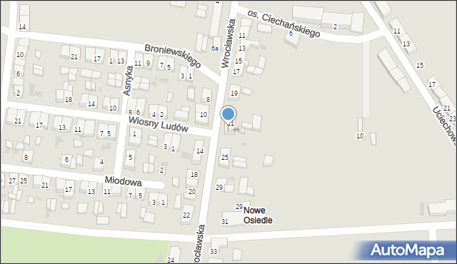 Sulmierzyce, Wrocławska, 23, mapa Sulmierzyce