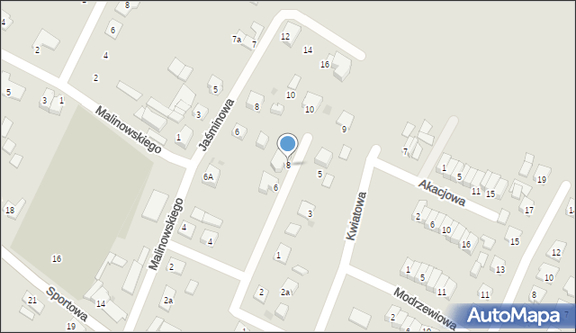 Świecie, Wrzosowa, 8, mapa Świecie