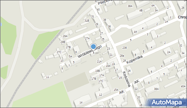 Świętochłowice, Wróblewskiego Walerego, gen., 3, mapa Świętochłowice
