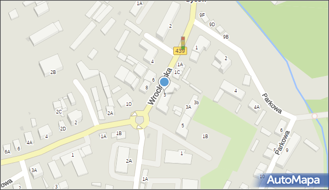 Syców, Wrocławska, 3, mapa Syców
