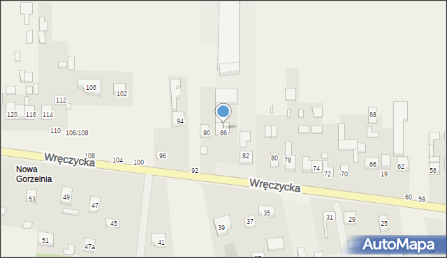 Szarlejka, Wręczycka, 88, mapa Szarlejka