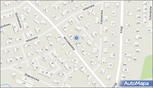 Szczecin, Wrocławska, 22, mapa Szczecina