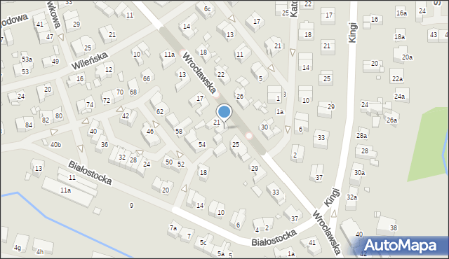 Szczecin, Wrocławska, 23, mapa Szczecina