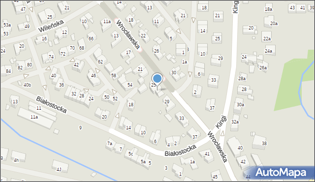 Szczecin, Wrocławska, 27, mapa Szczecina